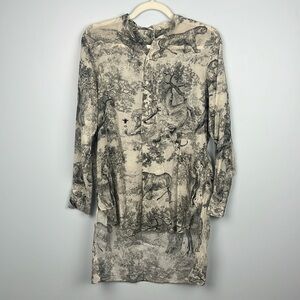 Cotton animal safari pattern high/low top size small